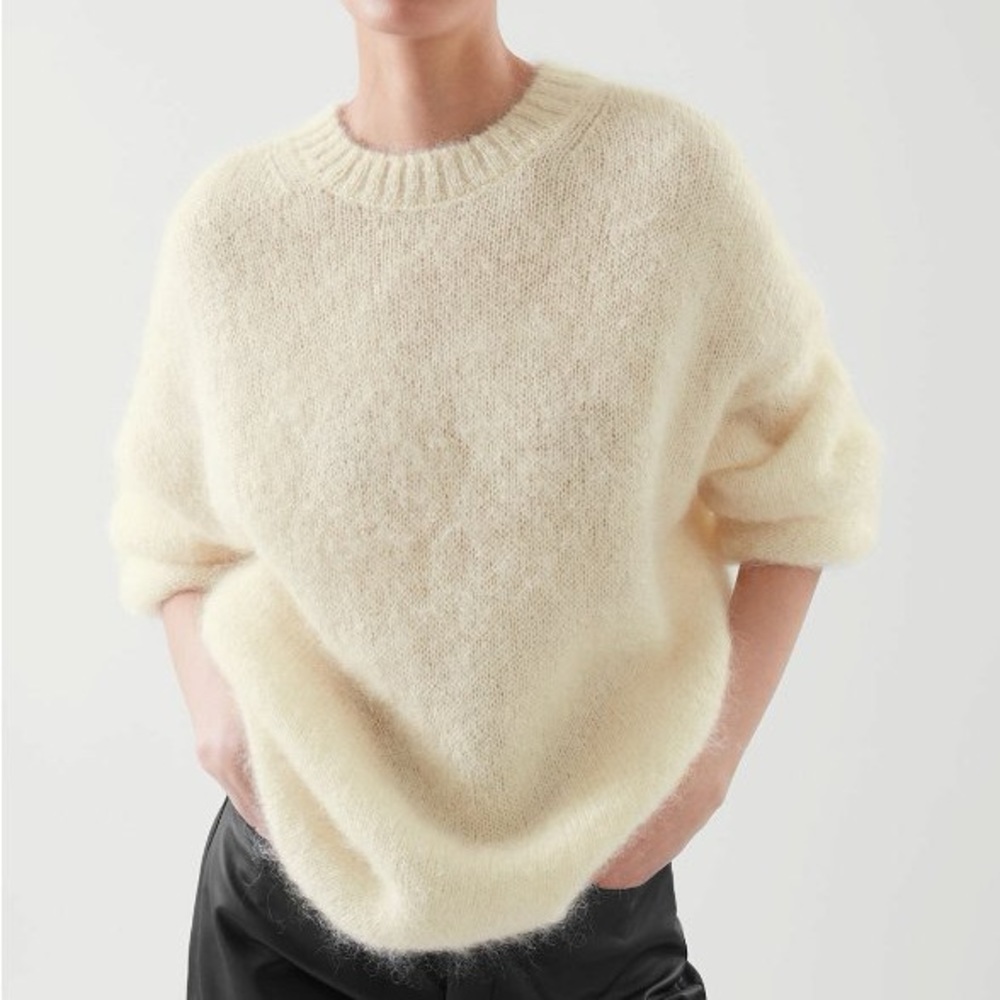 COS Mohair Wool Oversized Jumper Sweater New